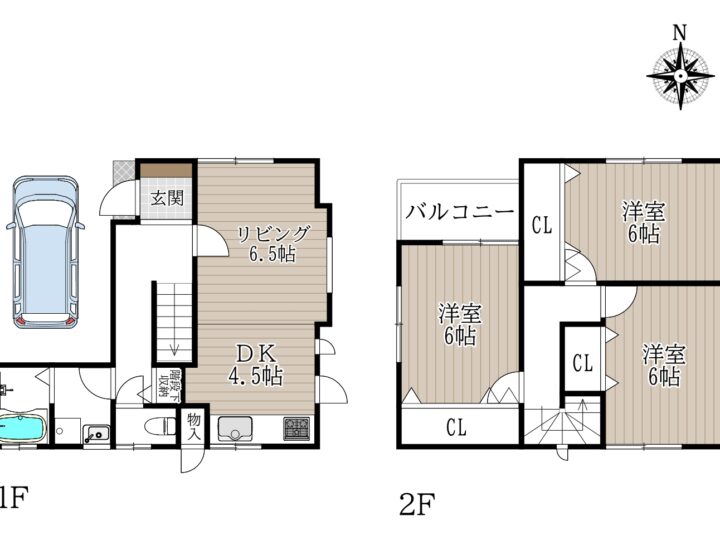 天理市富堂町：中古戸建