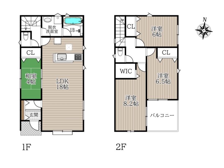 天理市指柳町第1-1・2号棟：新築戸建